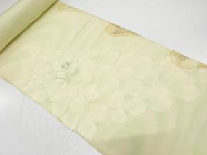 アンティーク　牡丹模様刺繍　訪問着反物